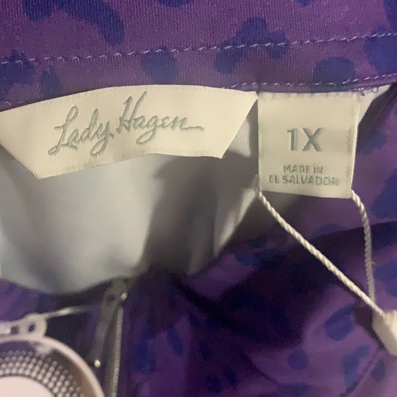 Lady Hagen New With Tags Activewear Training Exercise Long Sleeve Tee Half Zip - Picture 6 of 13